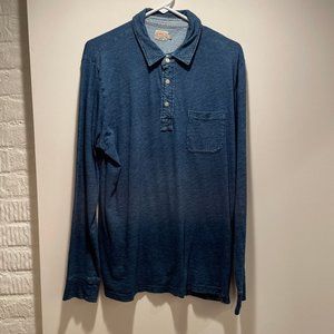 Faherty Long sleeve polo.